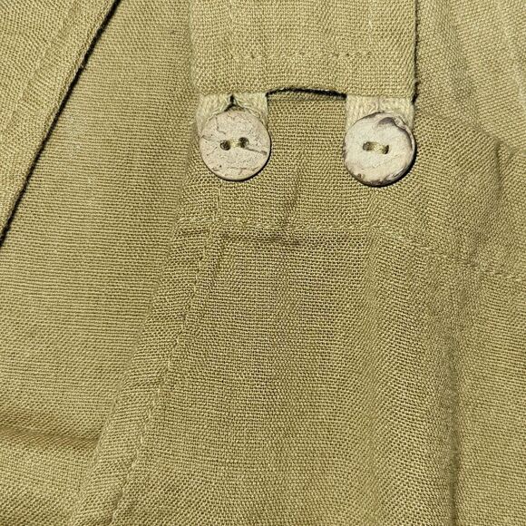 NWOT Free People Not Over You Overalls Dungarees Tropical Nut Jumpsuit M - Picture 8 of 13